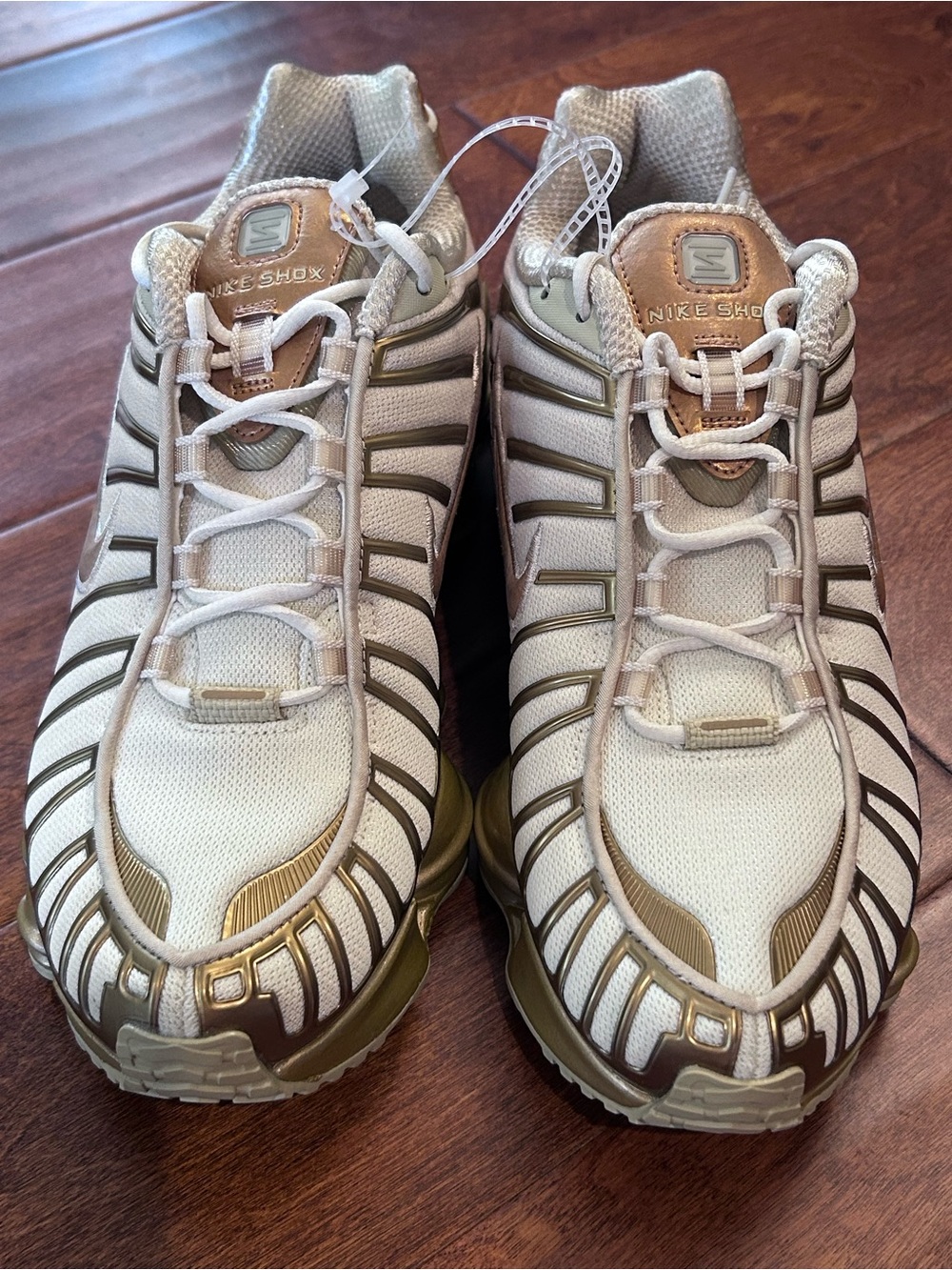 NEW Nike Shox TL Metallic Gold/Celestial Gold/Copper IM7189 113 Women’s US 7.5 - Picture 2 of 13